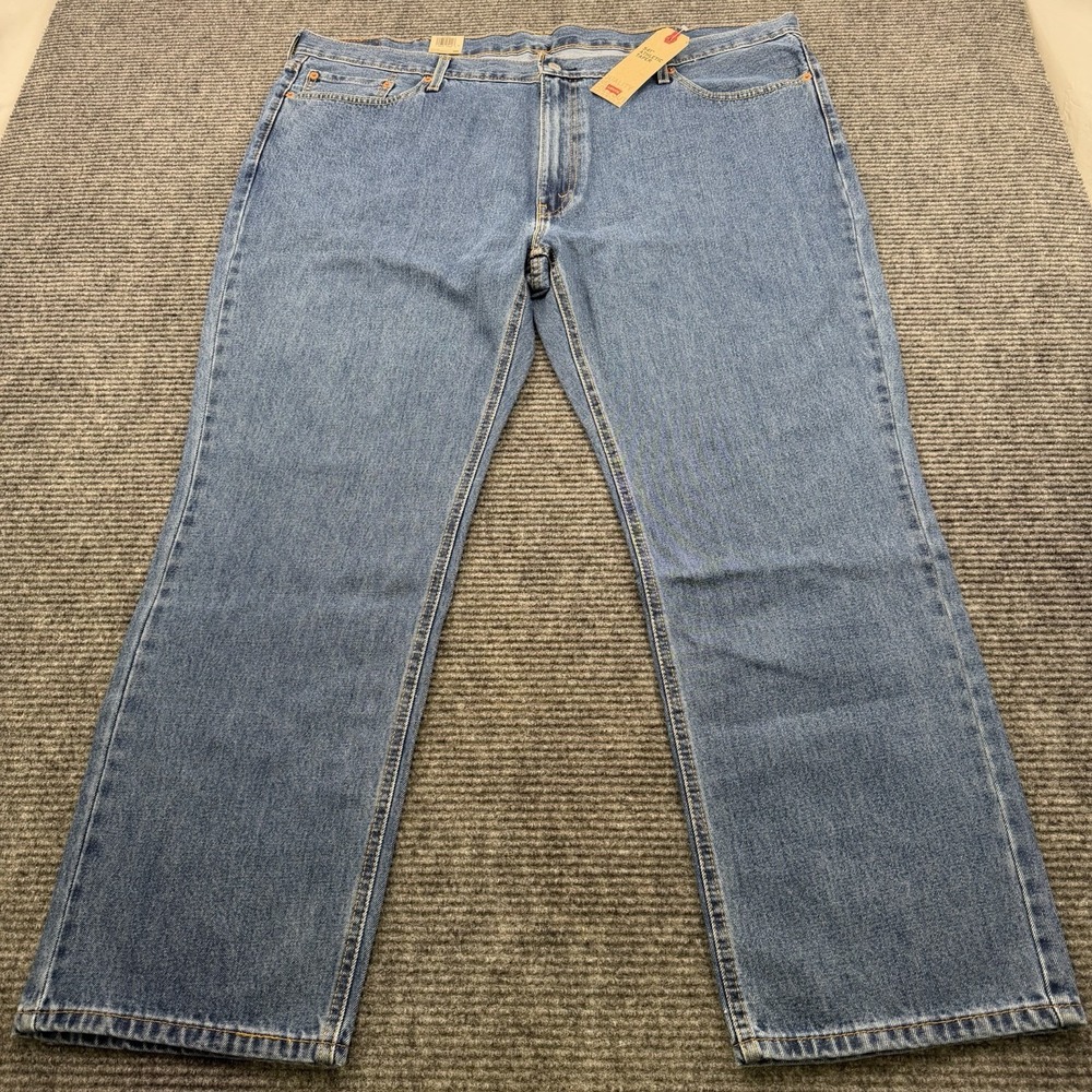 Levis 541 Jeans Mens 48x32 Athletic Taper Stretch Flex Extra Room Blue Denim NWT